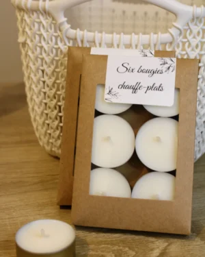 Bougies chauffe-plats