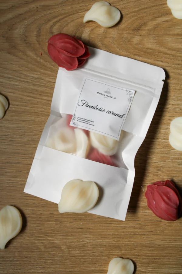 Pétales fondants - Framboise caramel